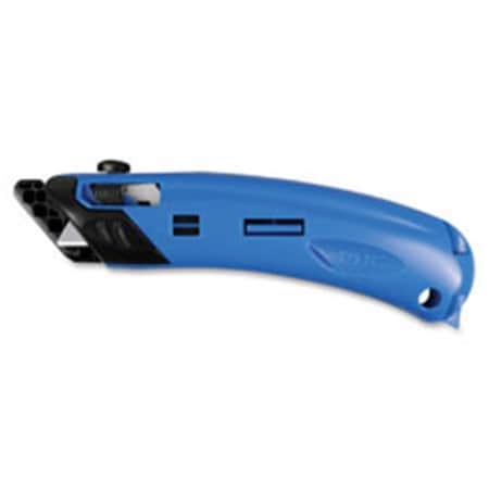 Pacific Handy Cutter Pacific Handy Cutter PHCEZ4 EZ4 Self-retractable Guraded Ambidextrous Safety Cutter; Blue-Black PHCEZ4